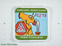 CJ'13 12th Canadian Jamboree Subcamp Tribattlesaurus [CJ JAMB 12-10a]